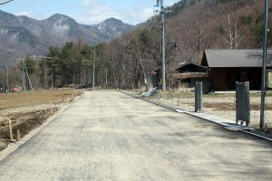 オープン直前のゲート前道路